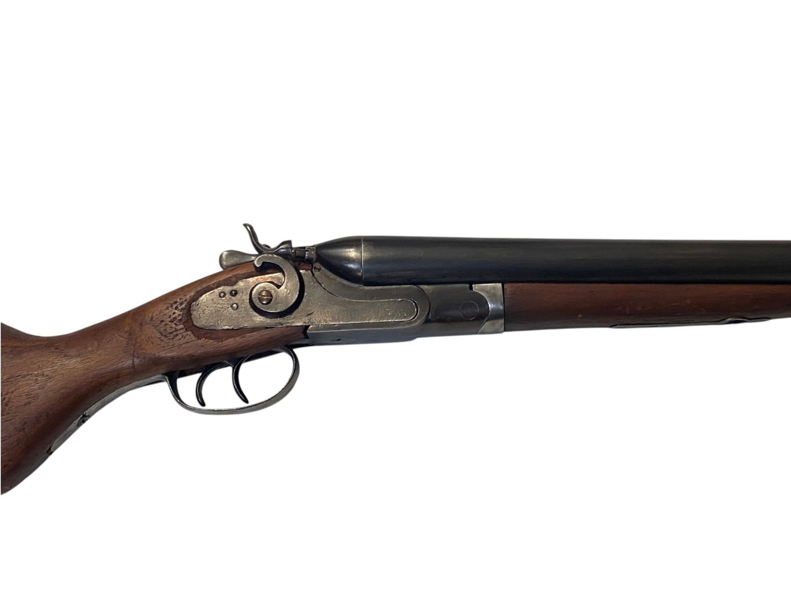 Barrett Gun Company 12 GA SXS Double Barrel Hammer Shotgun - 11