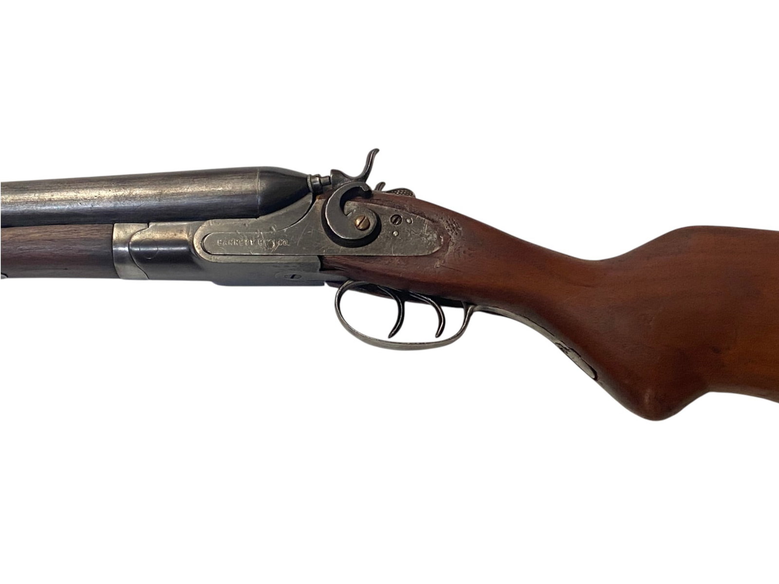 Barrett Gun Company 12 GA SXS Double Barrel Hammer Shotgun - 15