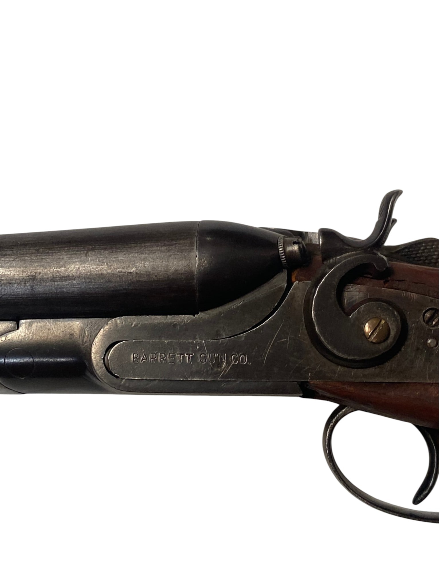 Barrett Gun Company 12 GA SXS Double Barrel Hammer Shotgun - 3