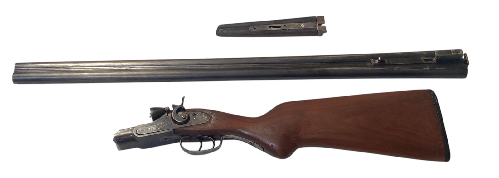 Barrett Gun Company 12 GA SXS Double Barrel Hammer Shotgun - 5