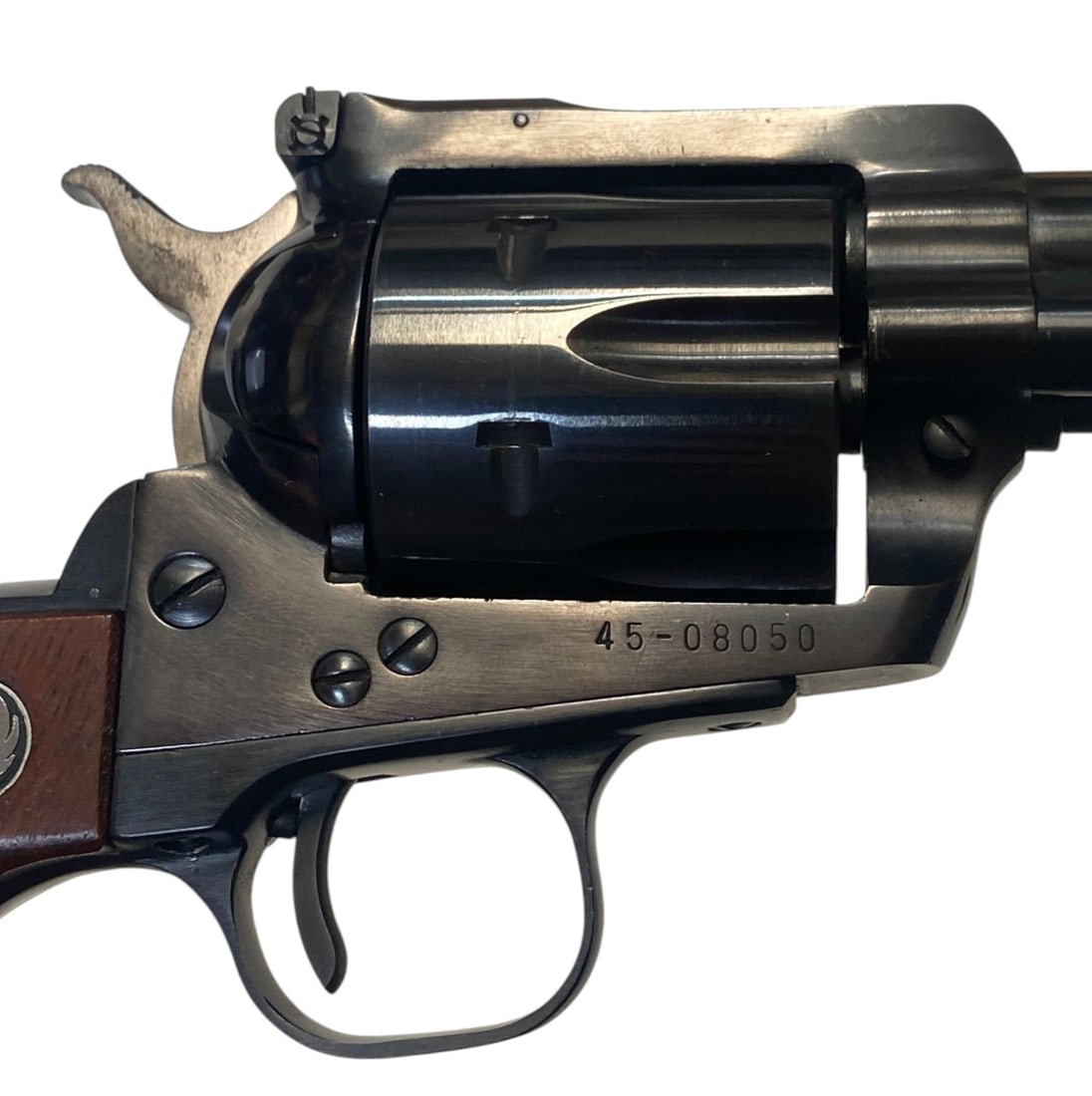 Excellent 1971 Ruger Blackhawk Convertible .45 LC/ACP 7.5" Revolver with Original Box & Cylinder - 11