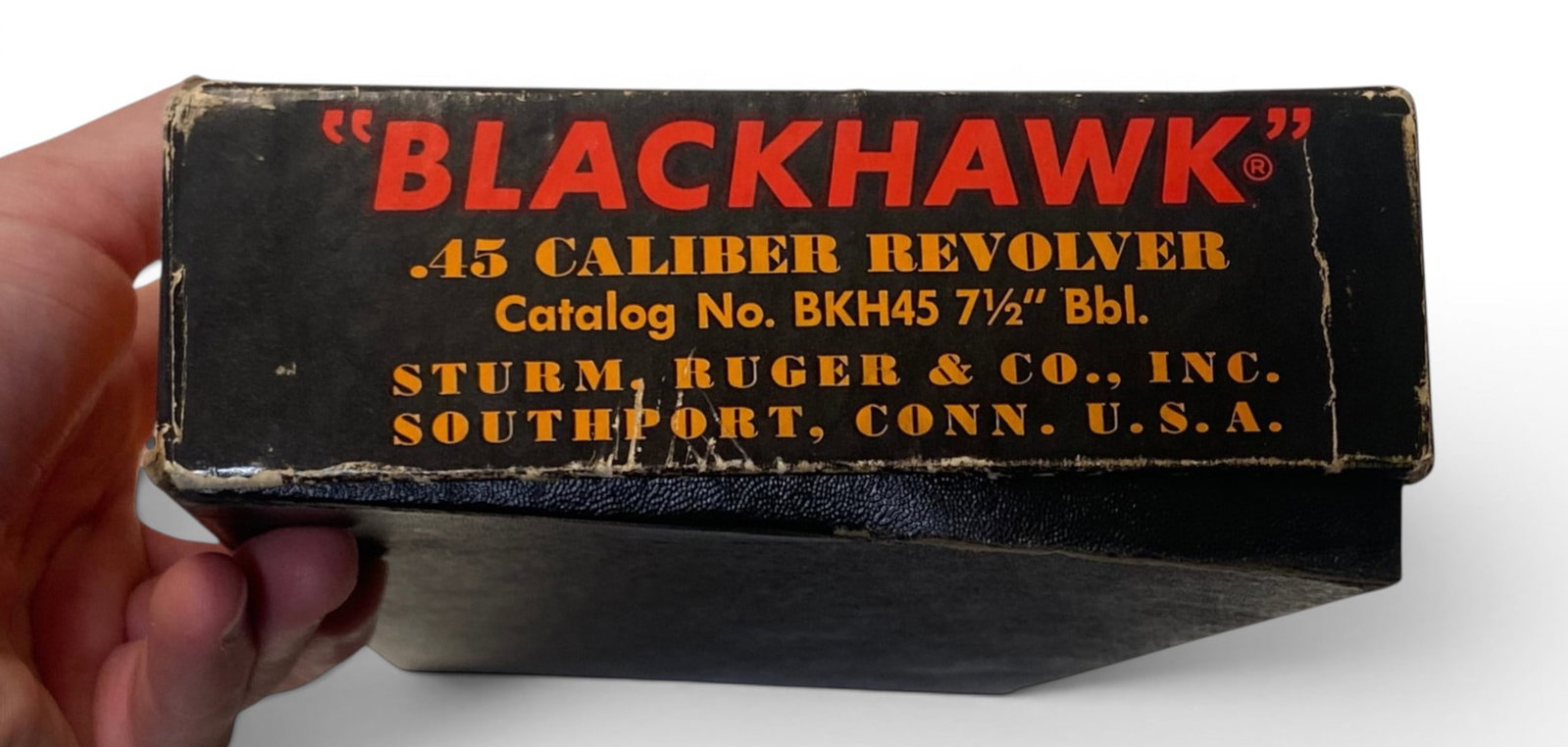 Excellent 1971 Ruger Blackhawk Convertible .45 LC/ACP 7.5" Revolver with Original Box & Cylinder - 4