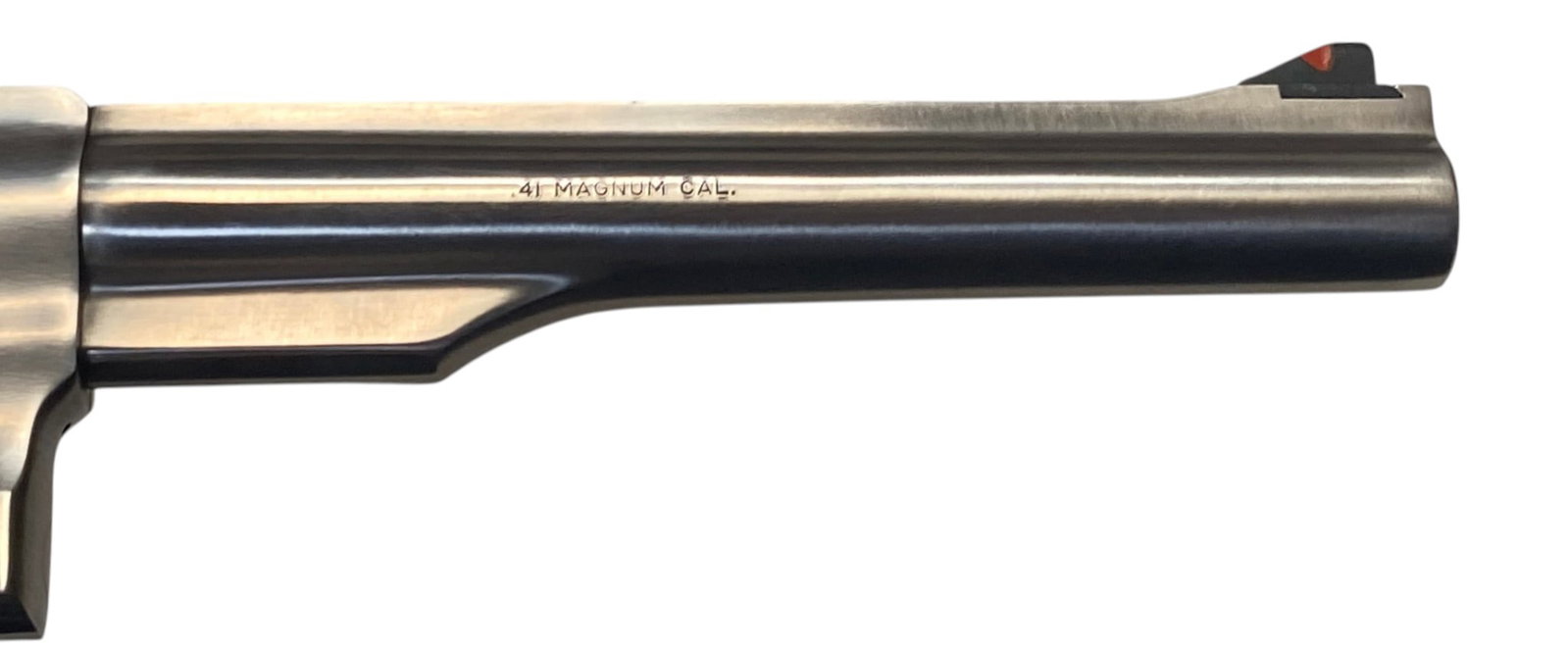 Excellent 1990 Ruger Redhawk Stainless Steel .41 MAGNUM Revolver with Black Nylon Holster - 4