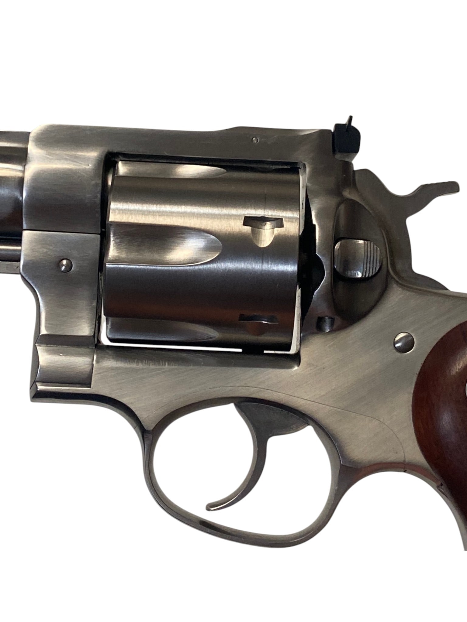 Excellent 1990 Ruger Redhawk Stainless Steel .41 MAGNUM Revolver with Black Nylon Holster - 5