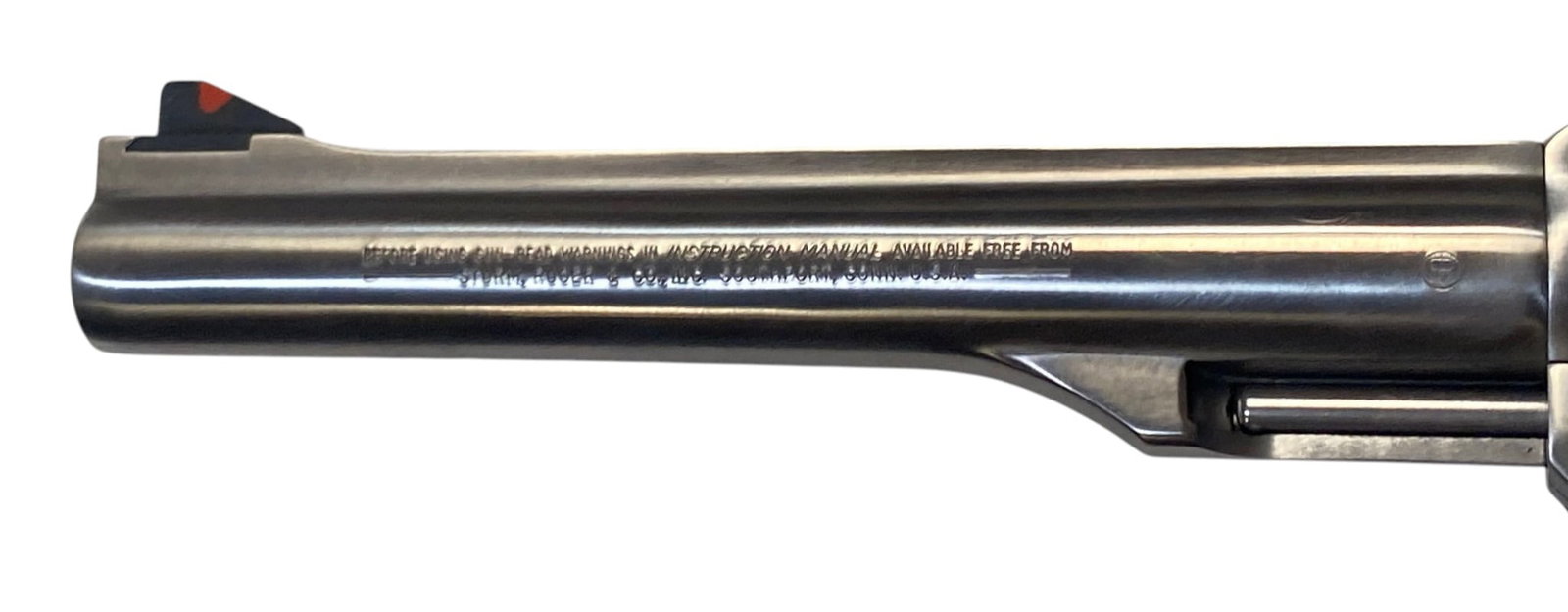Excellent 1990 Ruger Redhawk Stainless Steel .41 MAGNUM Revolver with Black Nylon Holster - 6