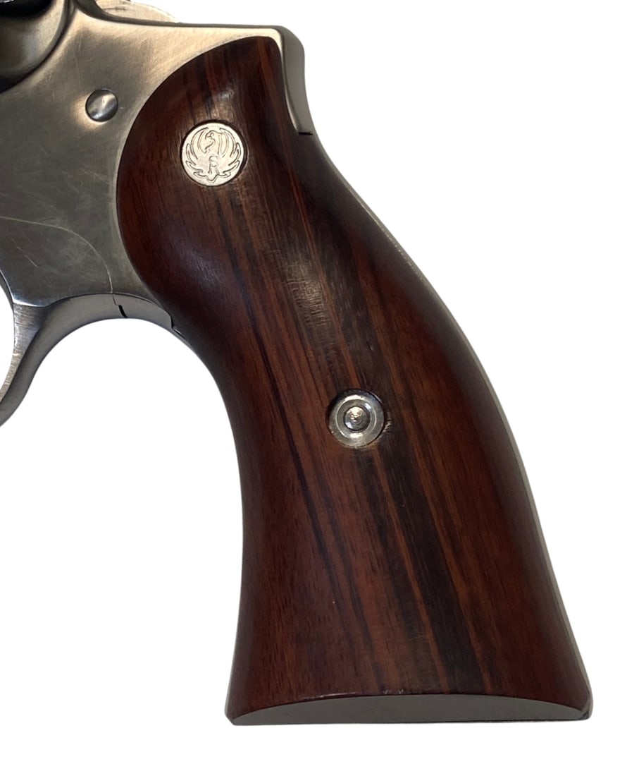 Excellent 1990 Ruger Redhawk Stainless Steel .41 MAGNUM Revolver with Black Nylon Holster - 7