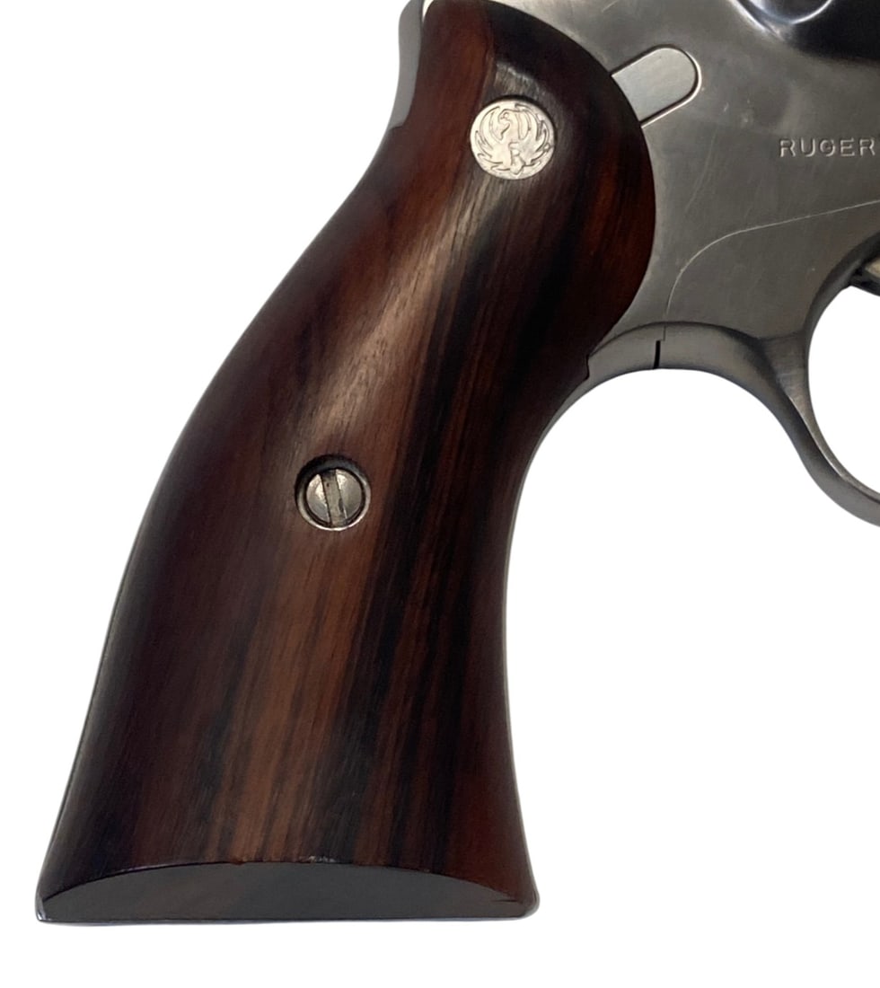 Excellent 1990 Ruger Redhawk Stainless Steel .41 MAGNUM Revolver with Black Nylon Holster - 8
