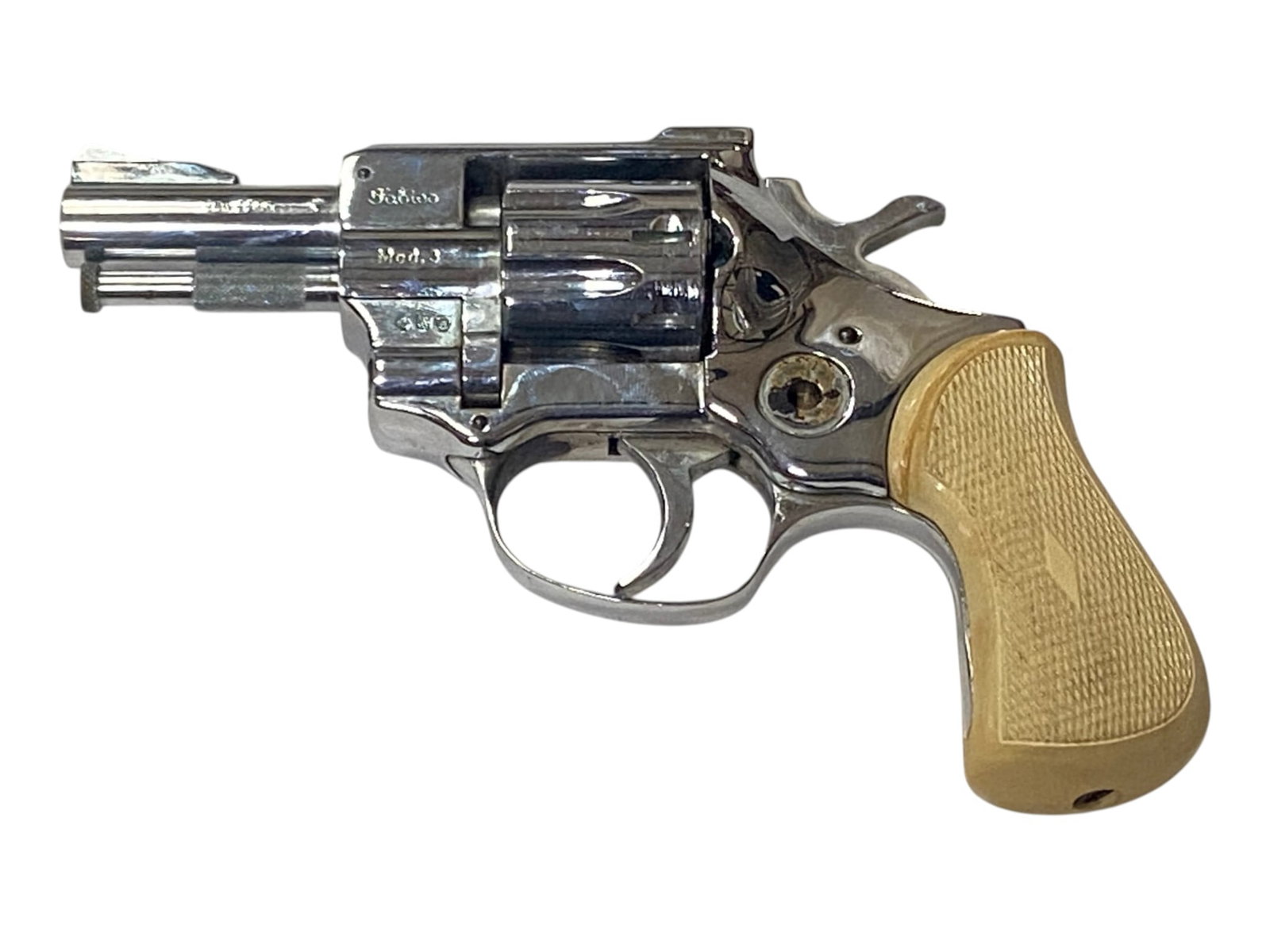 German Fabico Mod.3 Double Action .22 LR Revolver with Holster - 2