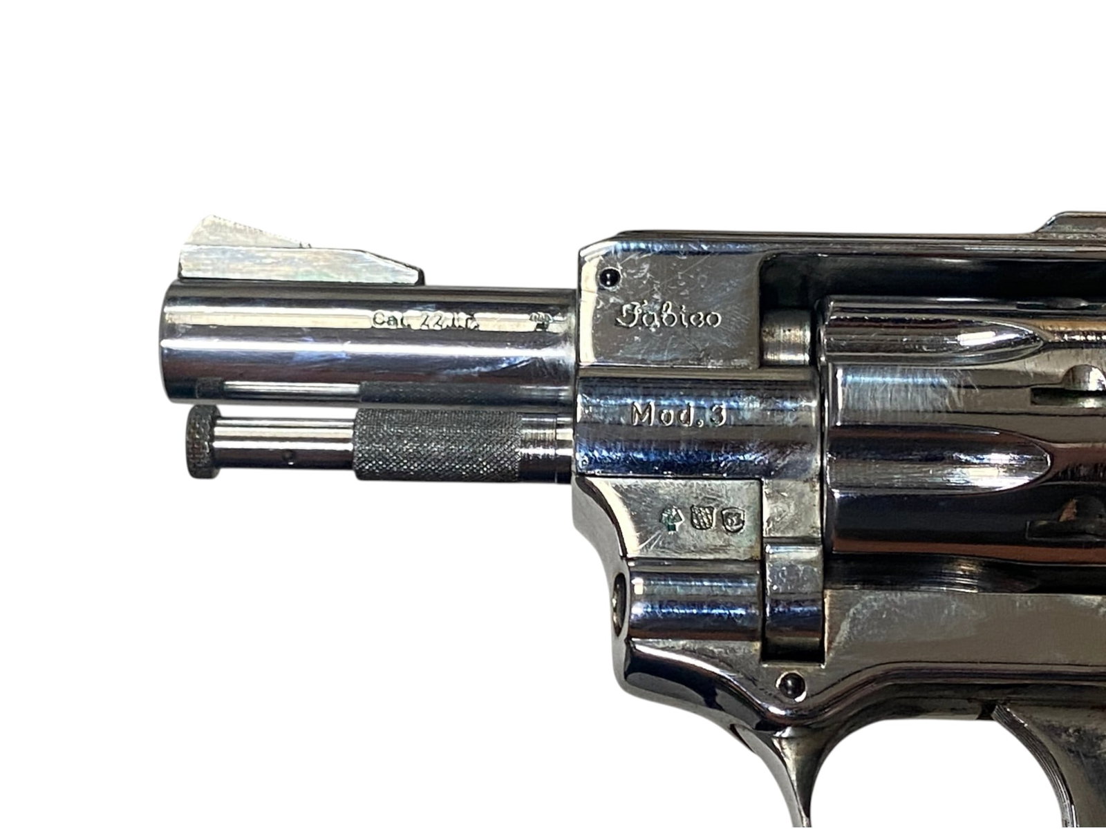 German Fabico Mod.3 Double Action .22 LR Revolver with Holster - 7