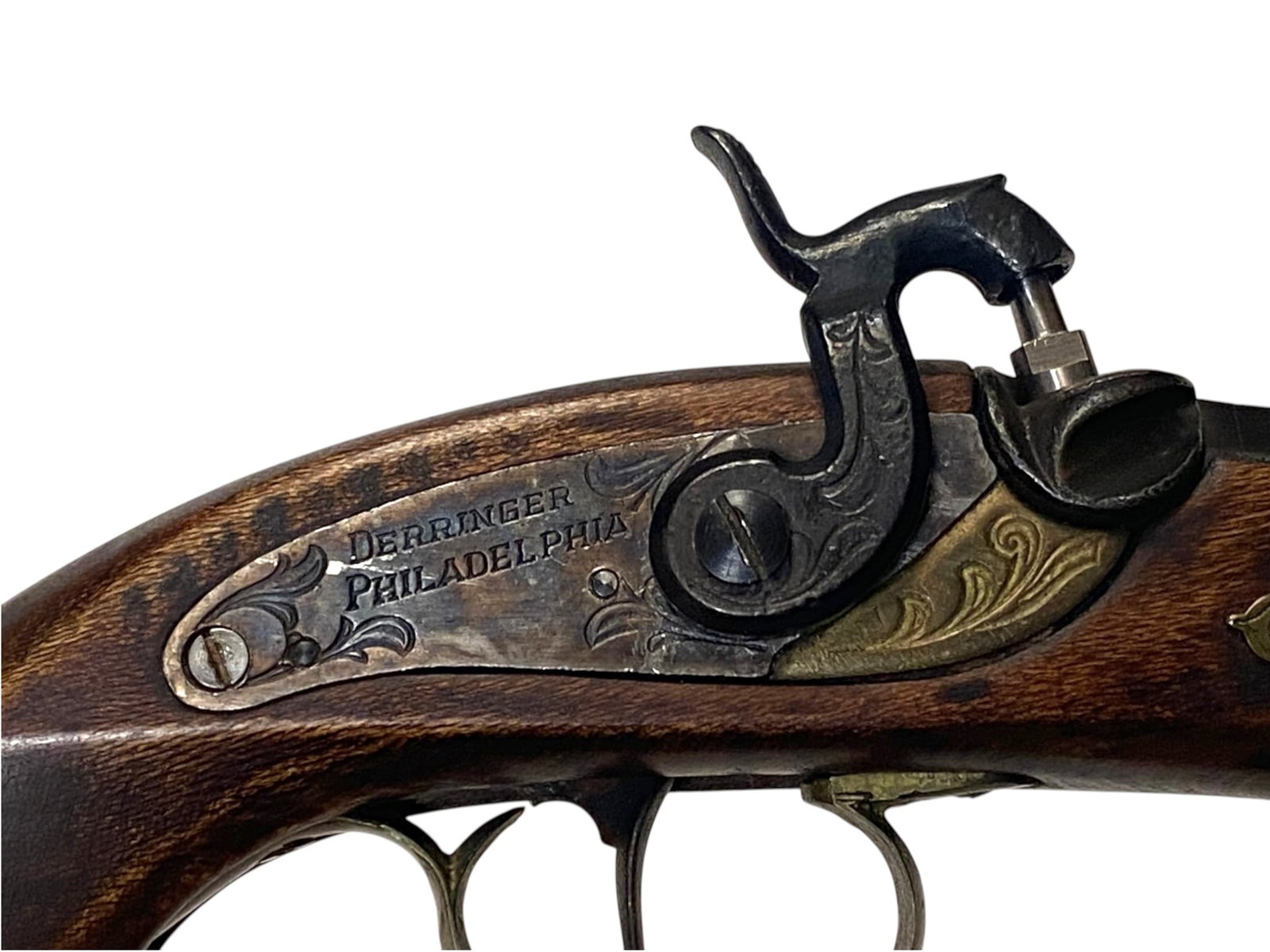 Spanish Philadelphia "Jukar" Derringer .45 CAL Percussion Pistol - 3