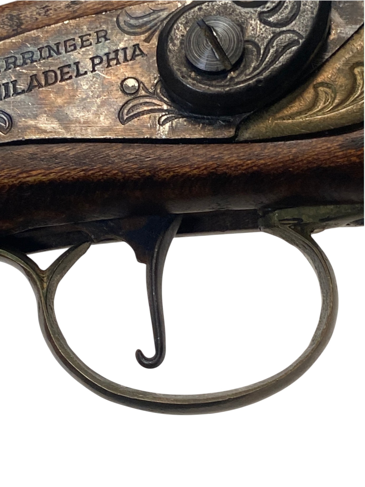 Spanish Philadelphia "Jukar" Derringer .45 CAL Percussion Pistol - 4