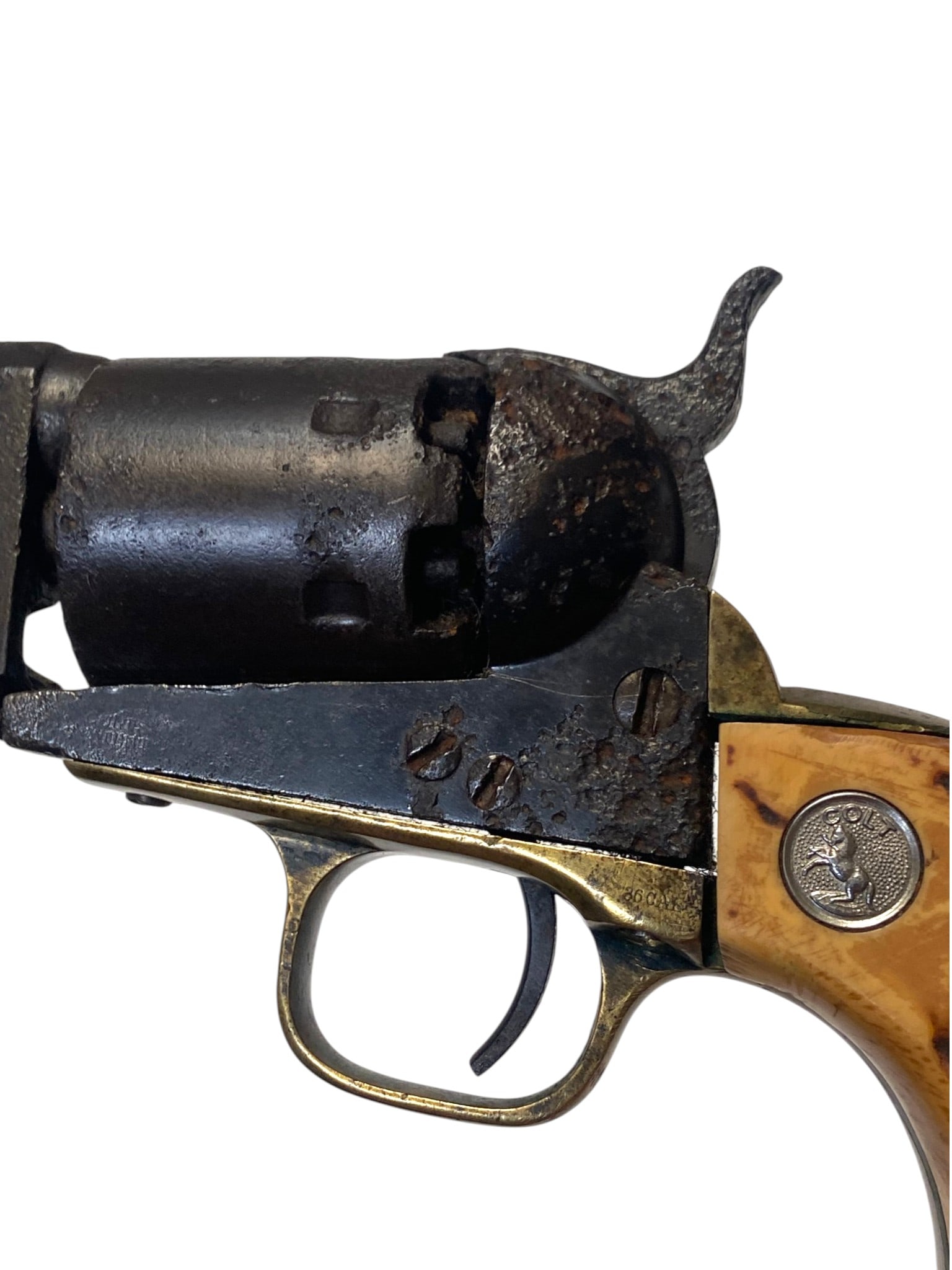 Antique 1869 Excavated Relic Colt Navy Model 1851 Single Action .36 CAL Percussion Revolver - 4