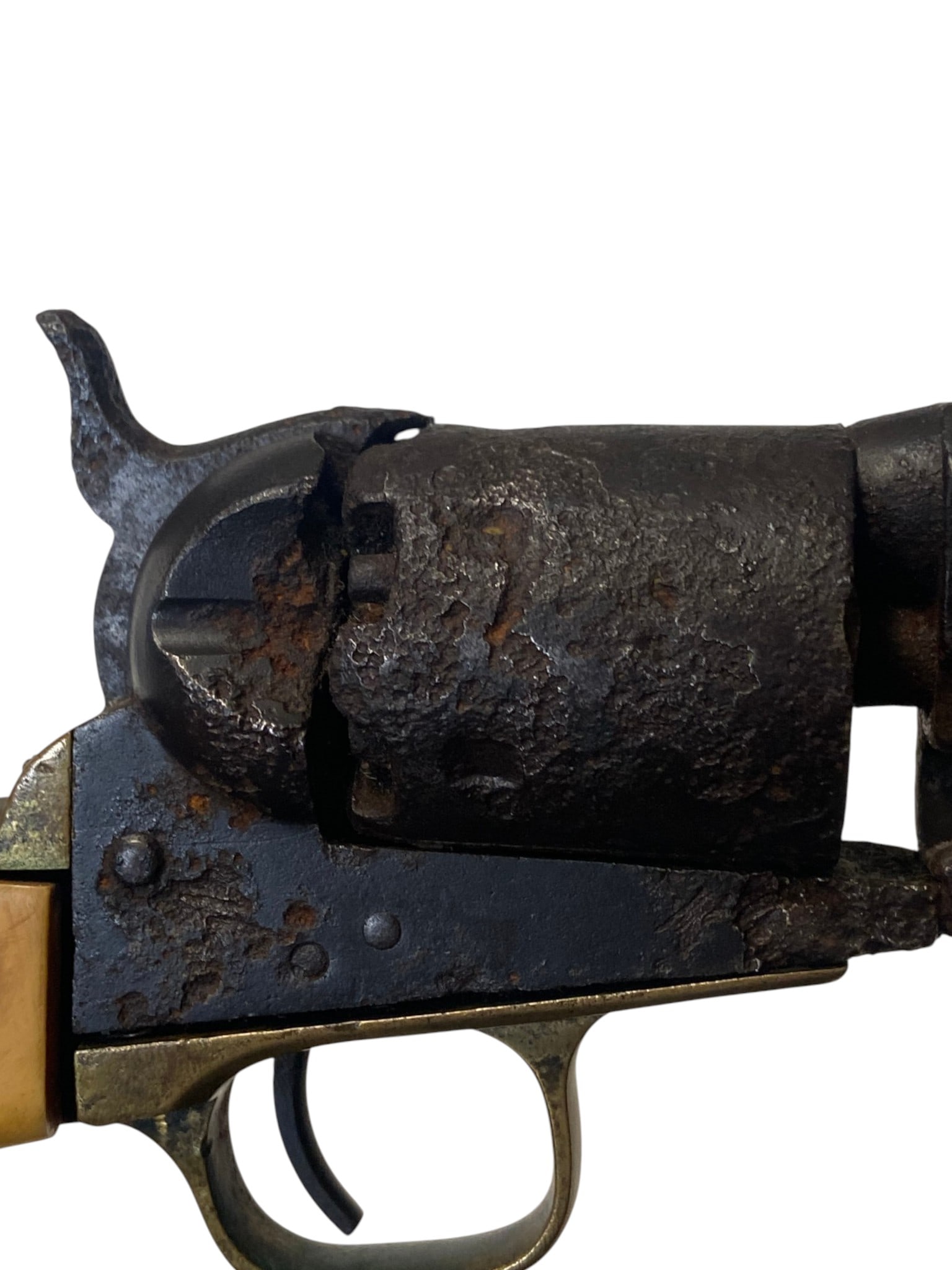 Antique 1869 Excavated Relic Colt Navy Model 1851 Single Action .36 CAL Percussion Revolver - 8
