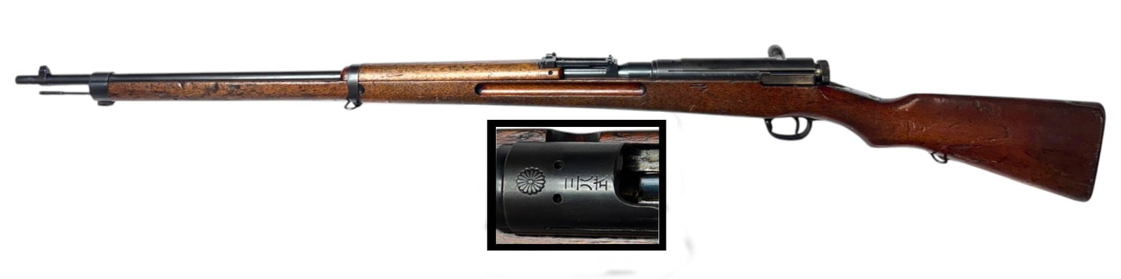Excellent Scarce Pre-WWII Japanese Kokura Series 20 Type 38 6.5x50mm Arisaka Rifle w/ Mum