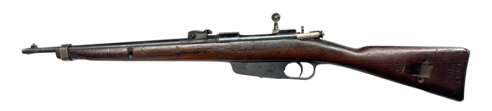WWI / WWII 1917 Italian Brescia M91 TS 6.5x52mm CARCANO Bolt Action Carbine - 2