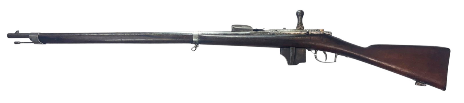 Antique P. Stevens 1875 Dutch Beaumont-Vitali M1871/88 11mm Bolt Action Magazine Rifle - 2