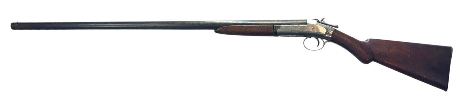 Scarce Collectible Antique Forehand and Wadsworth 12 GA. Single Barrel Side Hammer Shotgun - 2