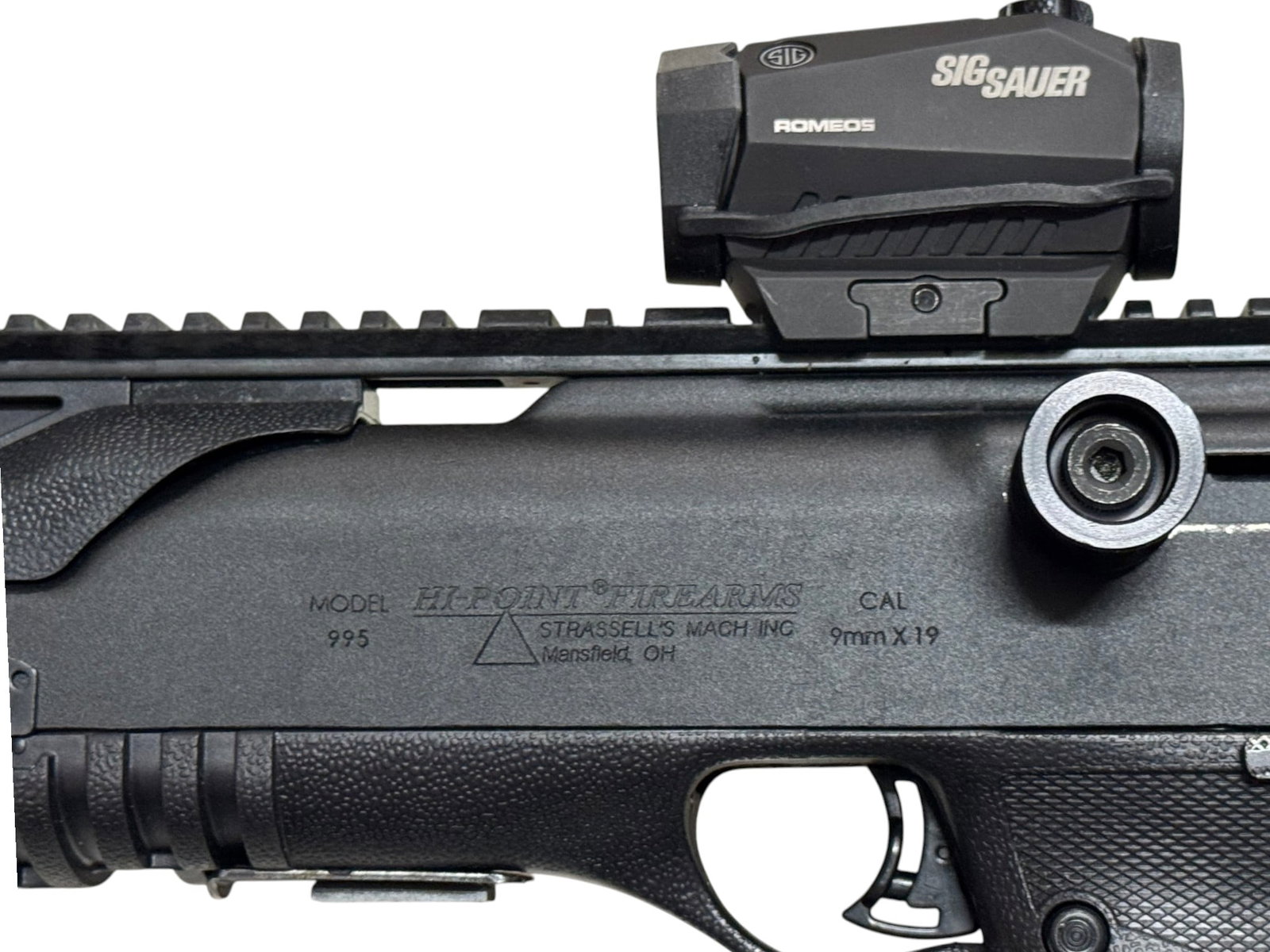 Hi-Point Model 995 Carbine Semi-Automatic 9mm Rifle in Hard Case w/ Romeo5 Red Dot & More - 7