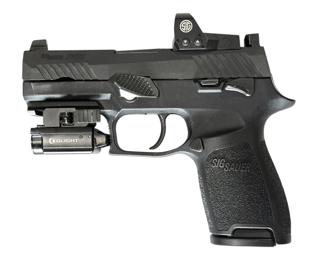 LNIB Sig Sauer Model P320 XCompact Semi-Automatic 9mm Pistol in Box w/ Romeo 1 Red Dot Optic & Li... - 4