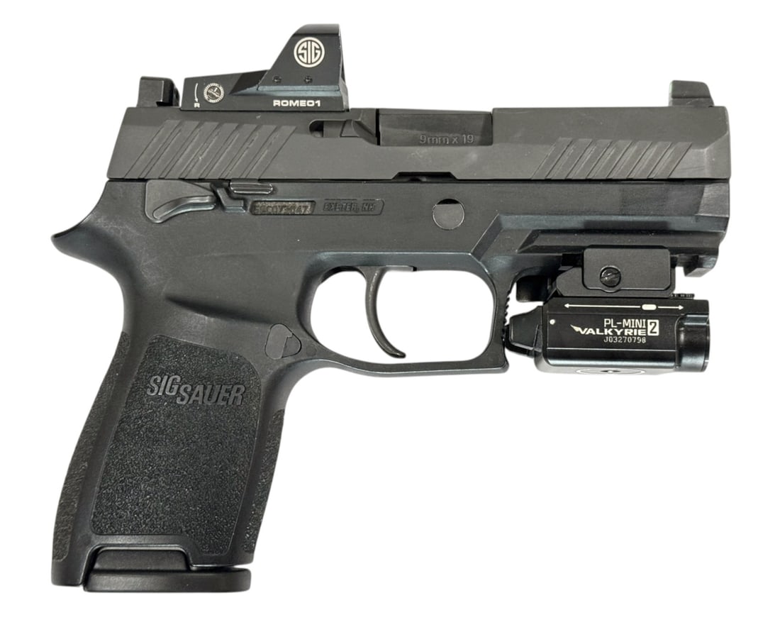 LNIB Sig Sauer Model P320 XCompact Semi-Automatic 9mm Pistol in Box w/ Romeo 1 Red Dot Optic & Li... - 5