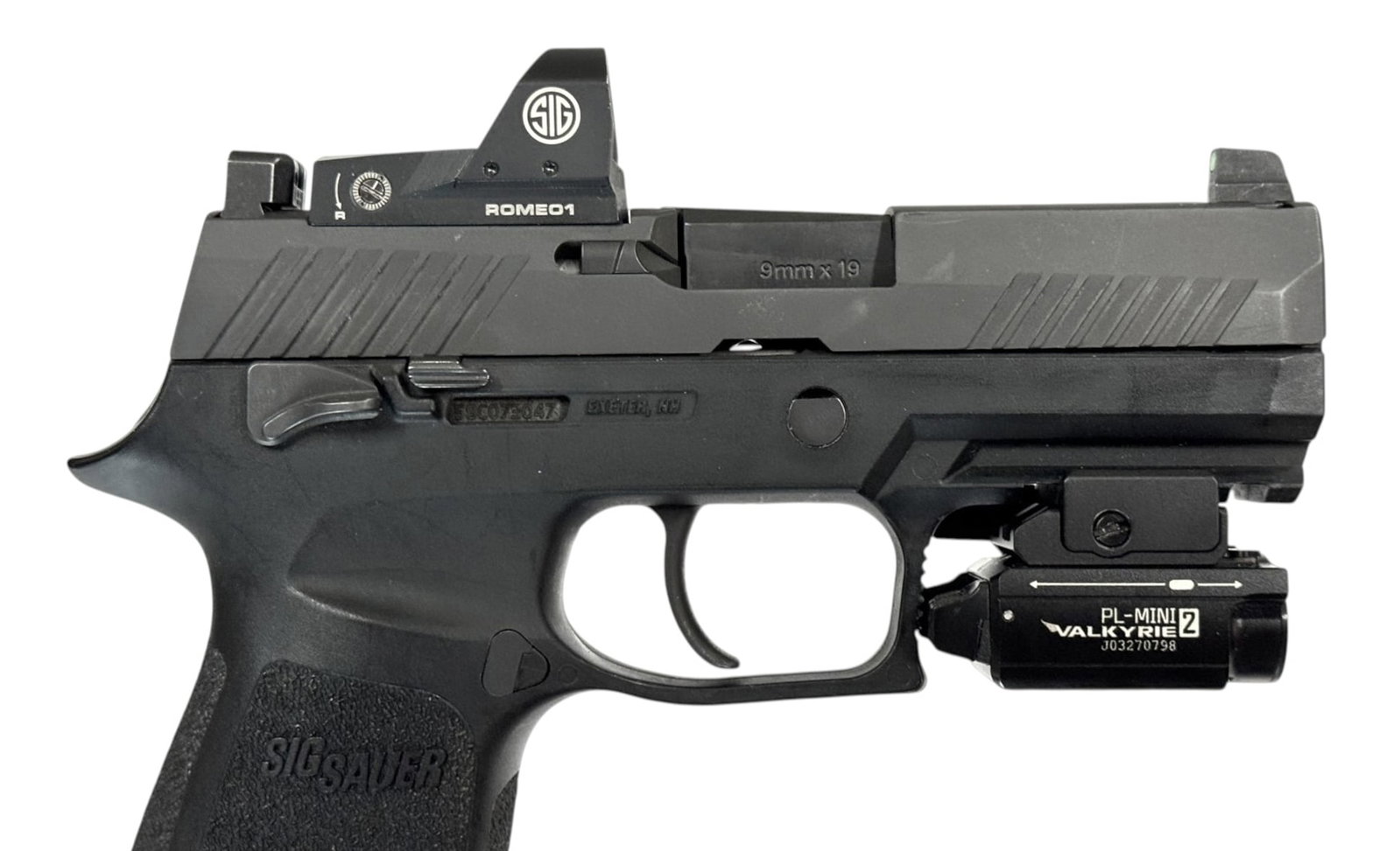 LNIB Sig Sauer Model P320 XCompact Semi-Automatic 9mm Pistol in Box w/ Romeo 1 Red Dot Optic & Li... - 7