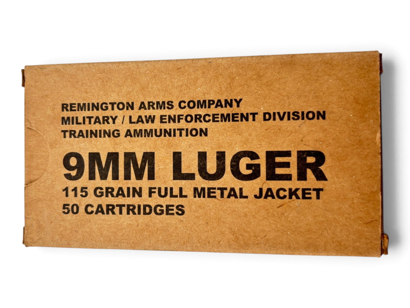 NIB 200rds. of 9mm LUGER 115gr. FMJ Remington Arms Co. Military/LEO Ammunition - 2