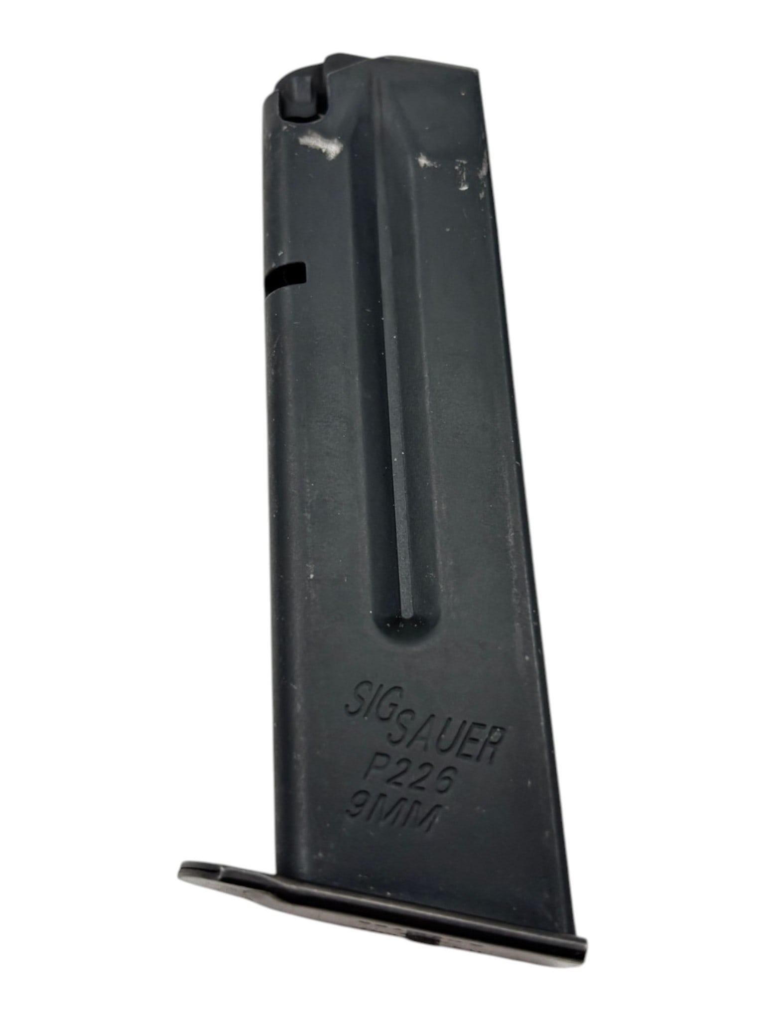 (2) Factory Sig Sauer P226 15-Round 9mm Magazines & Rubber Hogue Grips for the P226 - 3