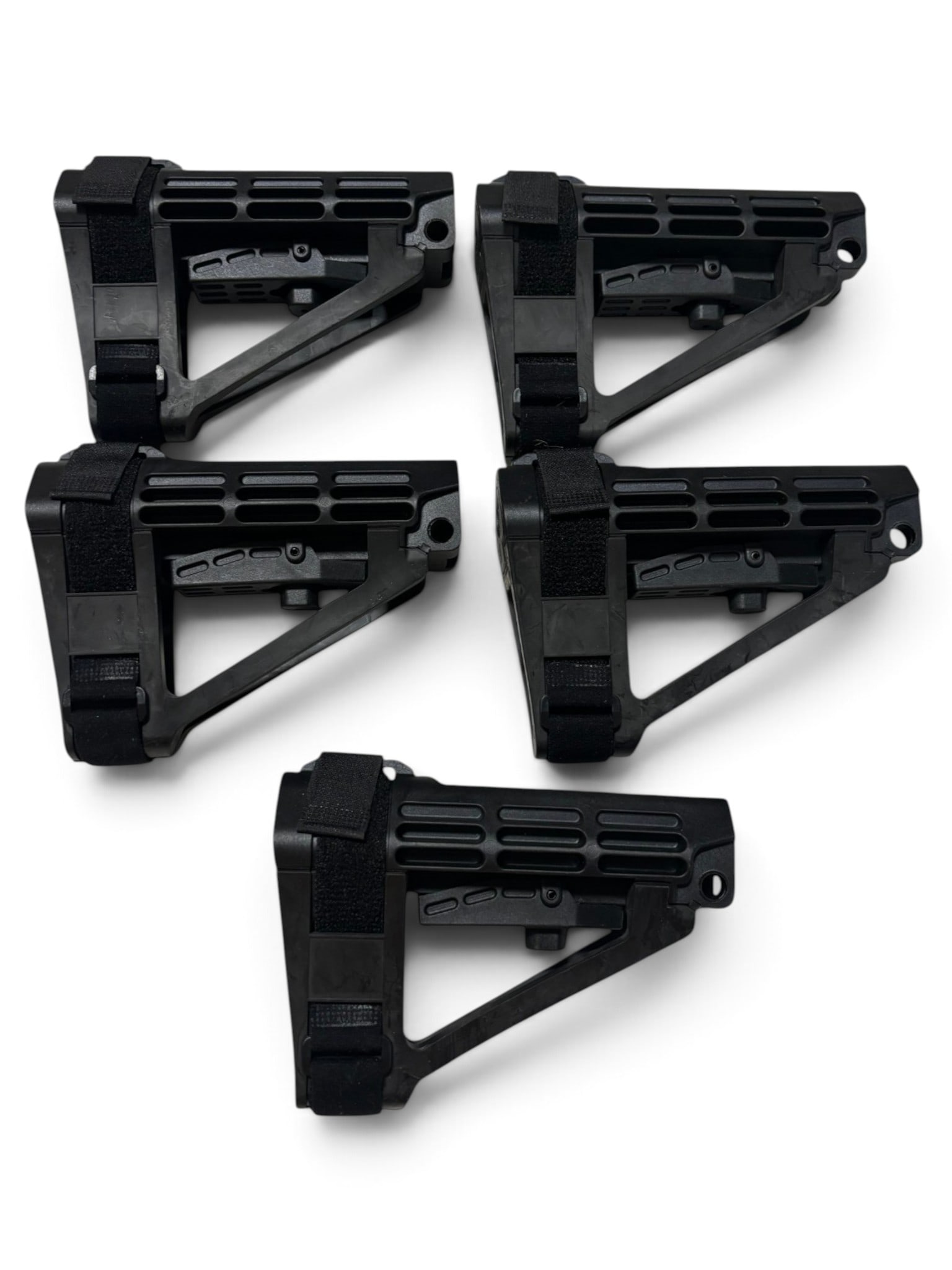 Lot of (5) SB Tactical SBA4 Pistol Stabilizer Braces