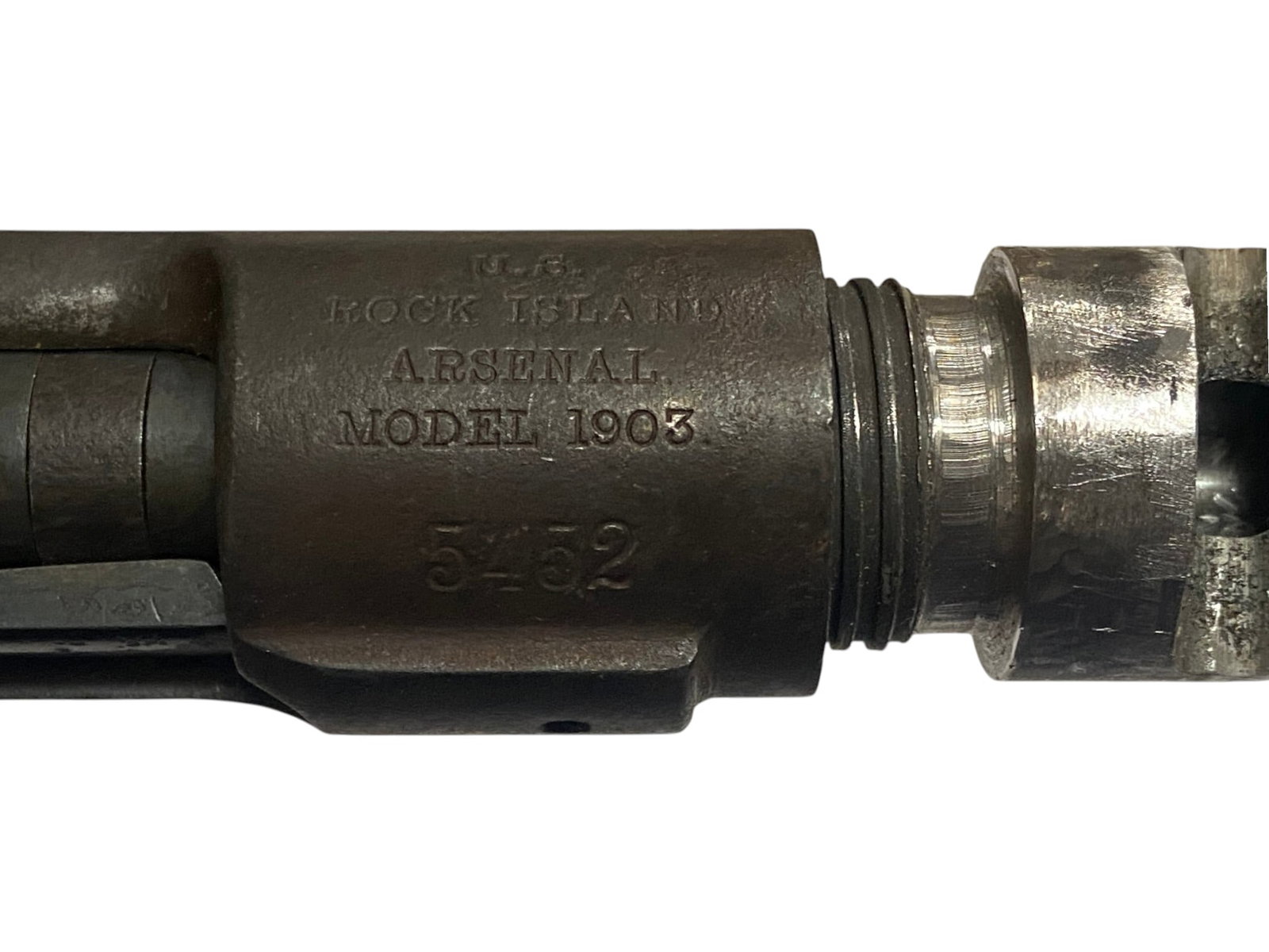Serialized US WWII Rock Island M1903 Receiver and Bolt (FFL Transfer REQUIRED) - 4