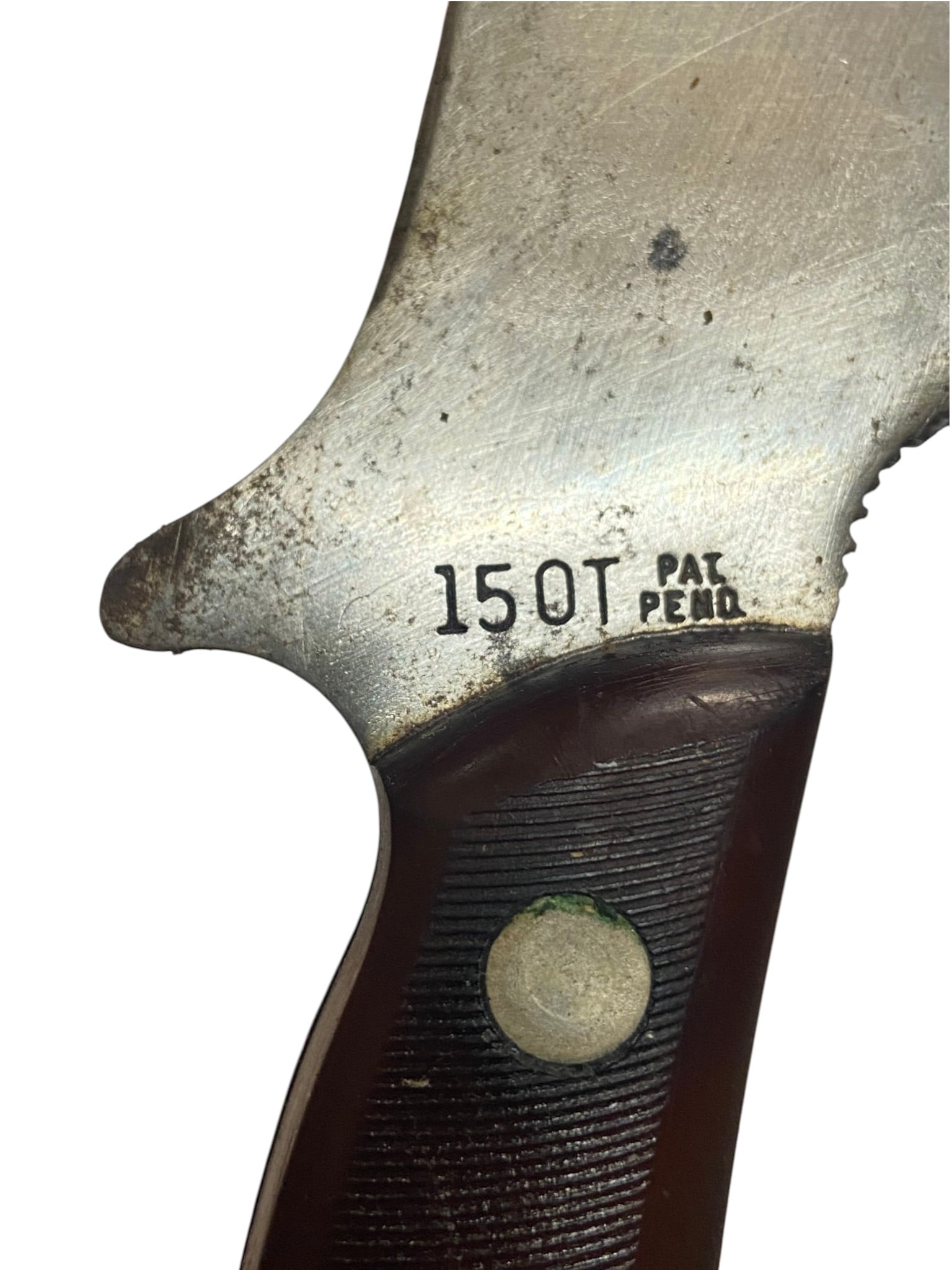 Vintage Schrade-Walden Old Timer 150T Fixed Blade Hunting Knife with Leather Sheath - 6