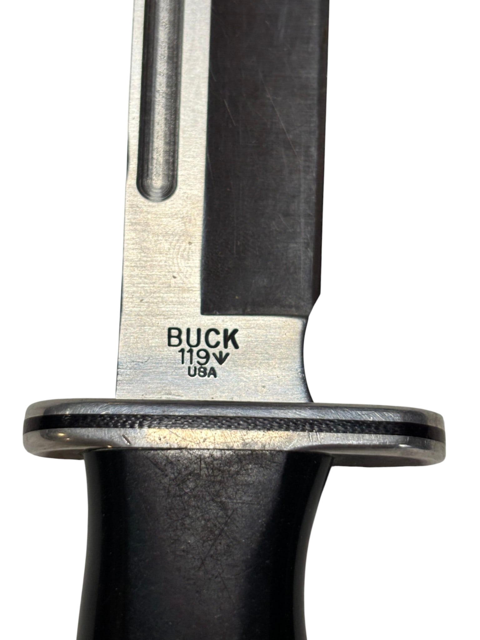 Excellent Buck 119 Fixed Blade Knife with Leather Sheath - 2