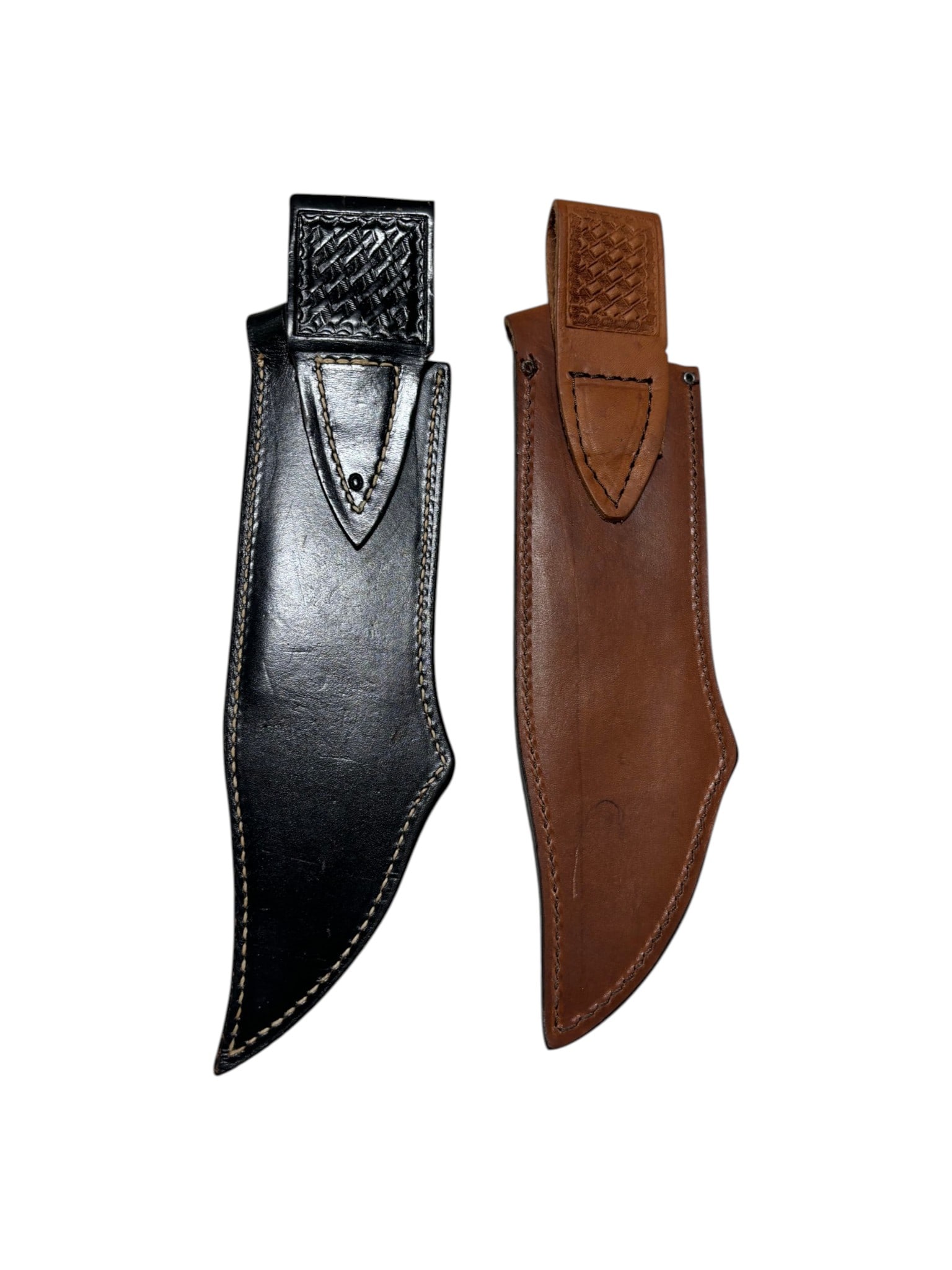 (2) Leather Knife Sheathes - 4
