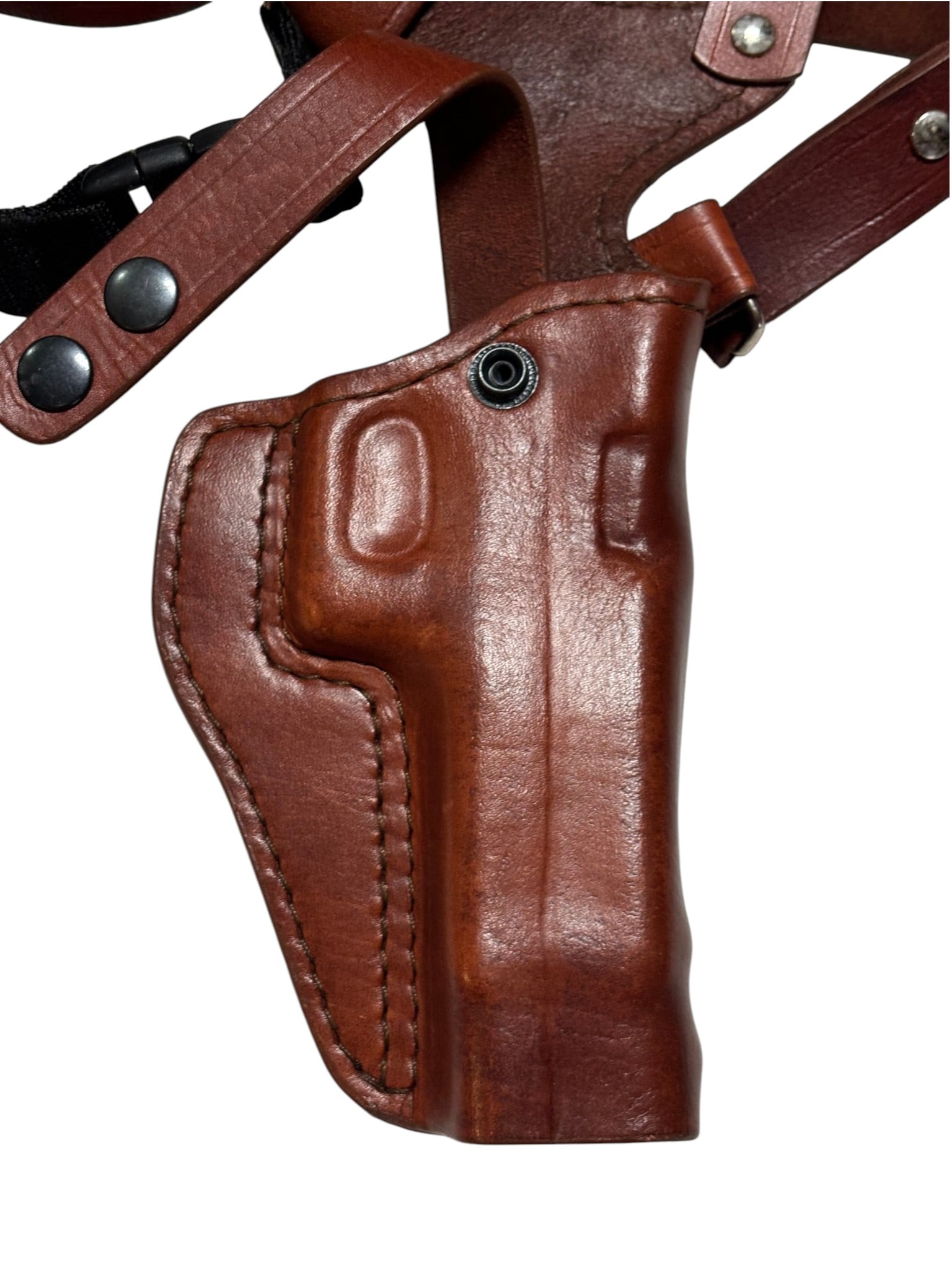 Leather Shoulder Holster for Glock 10mm with Mag Holster - 2