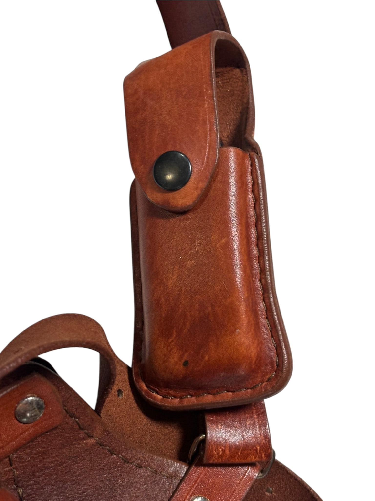 Leather Shoulder Holster for Glock 10mm with Mag Holster - 3