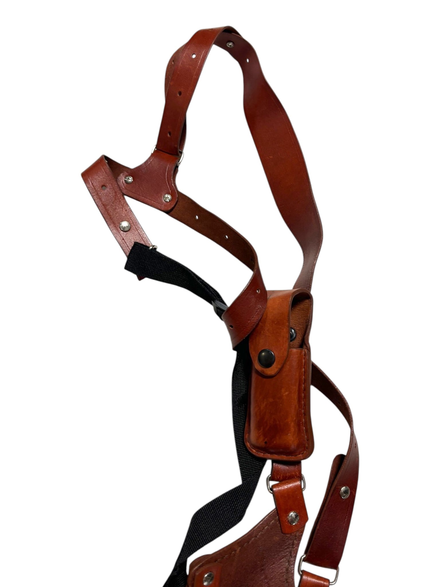 Leather Shoulder Holster for Glock 10mm with Mag Holster - 4