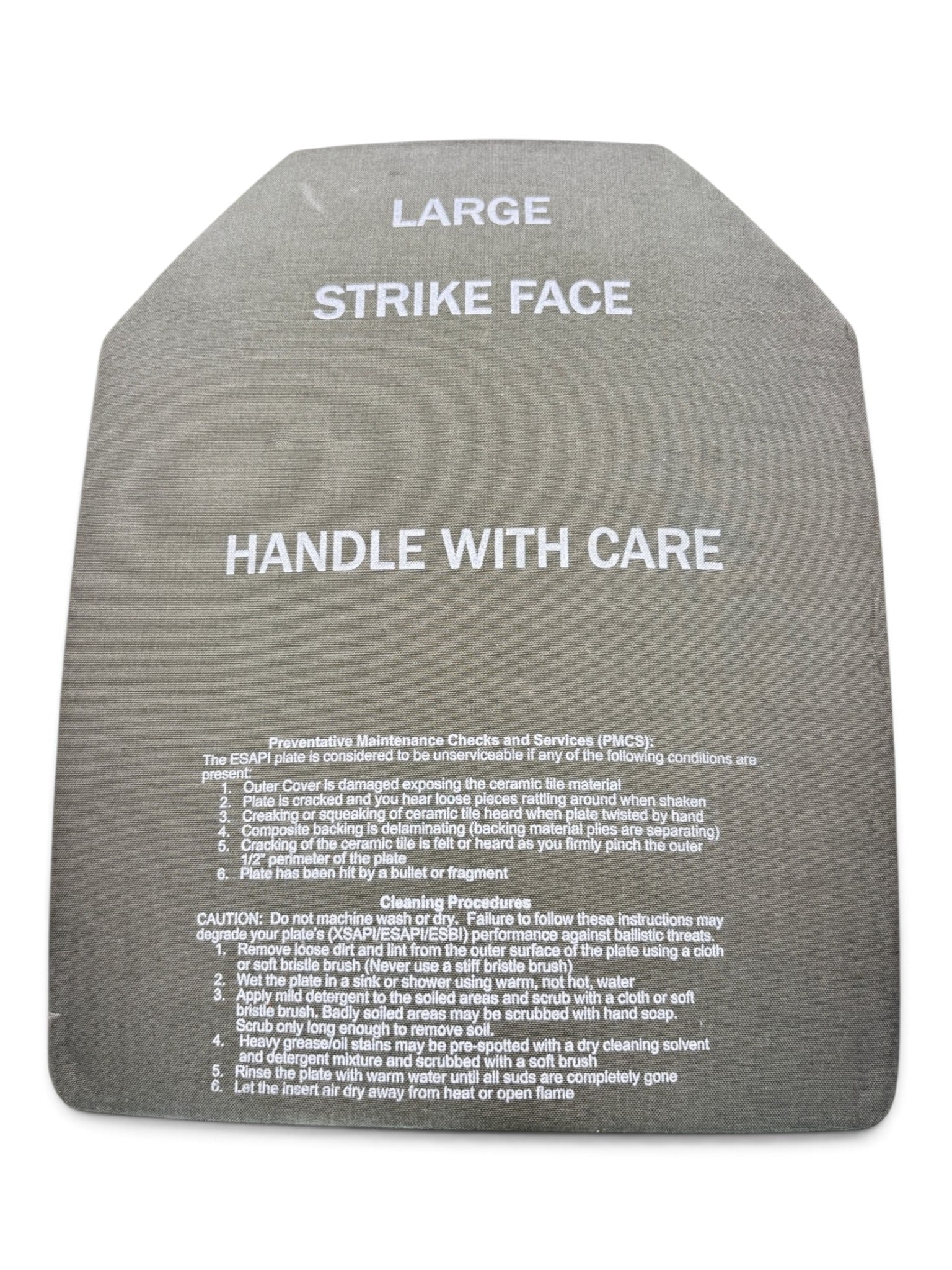 US Military ESAPI LVL-IV Ceramic 10x13 Size Large Ballistic/Bulletproof Plate - 2