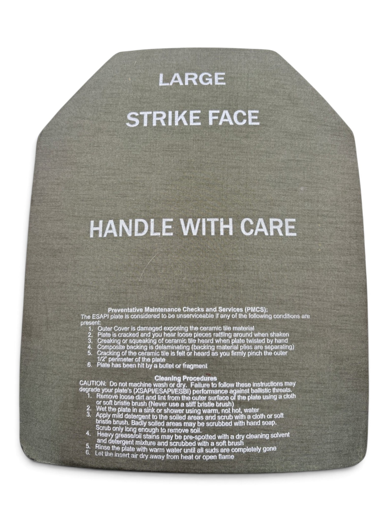 US Military ESAPI LVL-IV Ceramic 10x13 Size Large Ballistic/Bulletproof Plate - 2