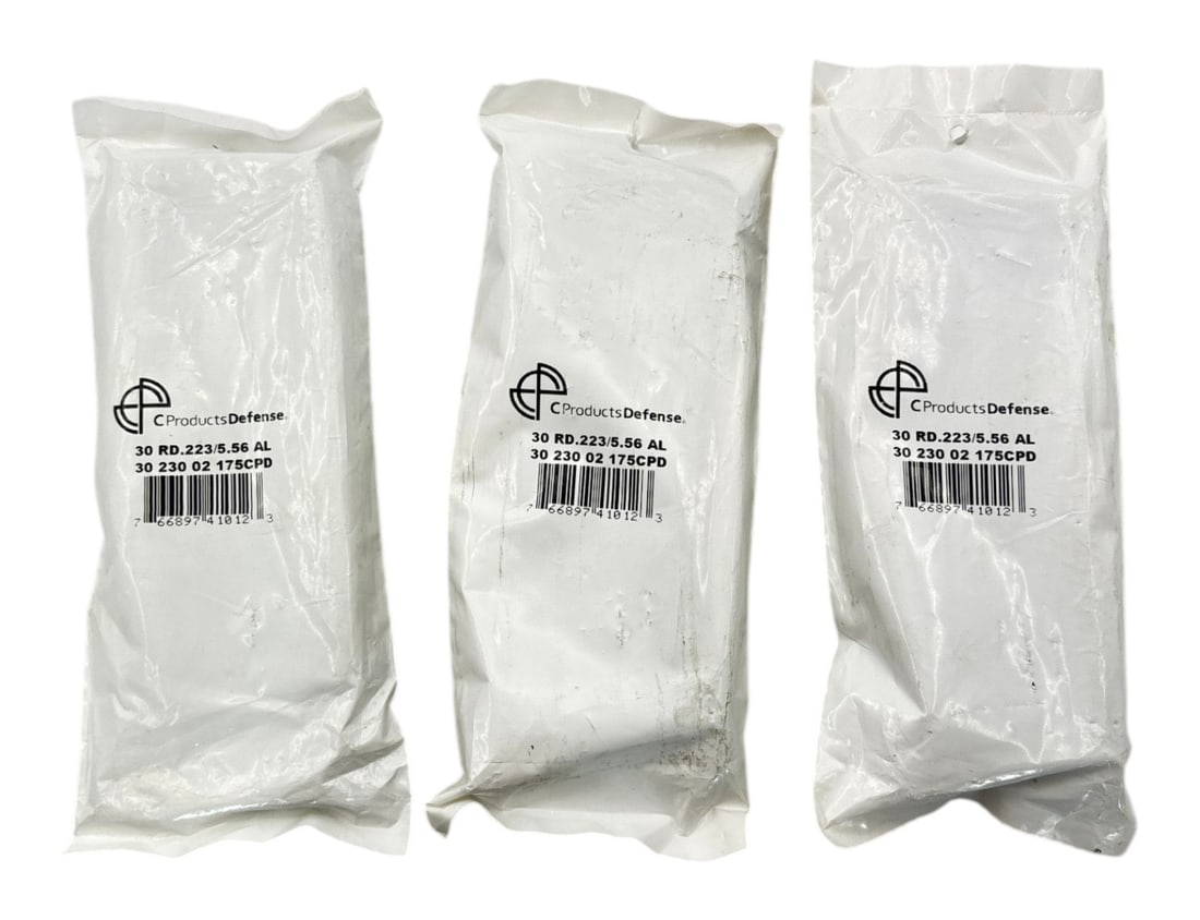 (3) Sealed C Products Defense 5.56 30rd Magazines - 4