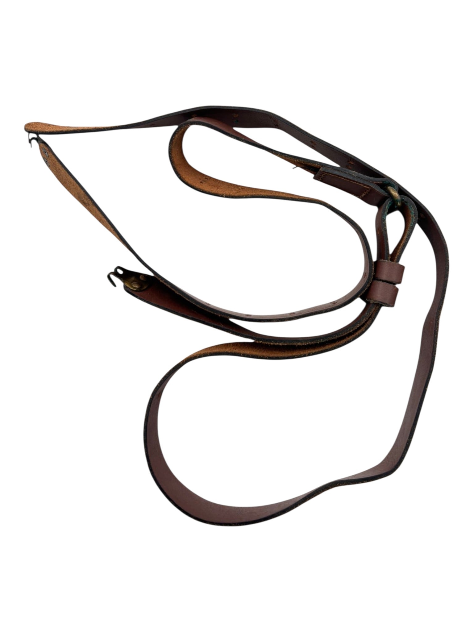 (3) Leather Gun Slings - 4