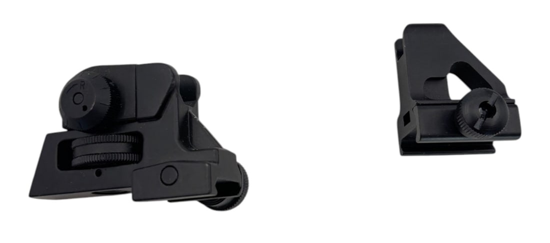 NIB BSA RD30CP Red Dot Scope & AR15 Iron Sights - 2