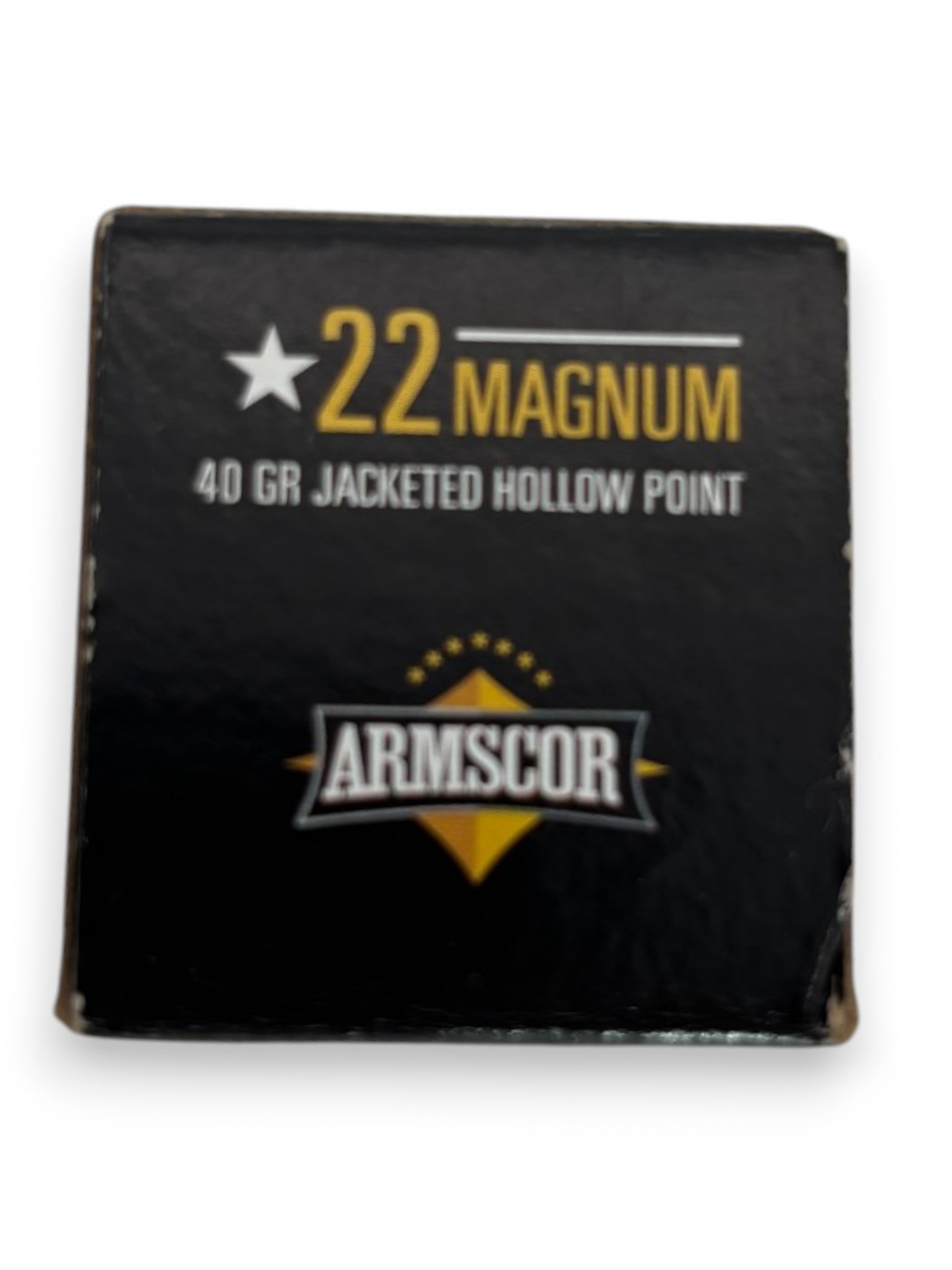 NIB 50rds of .22 Magnum .40gr JHP Armscor Ammunition - 2