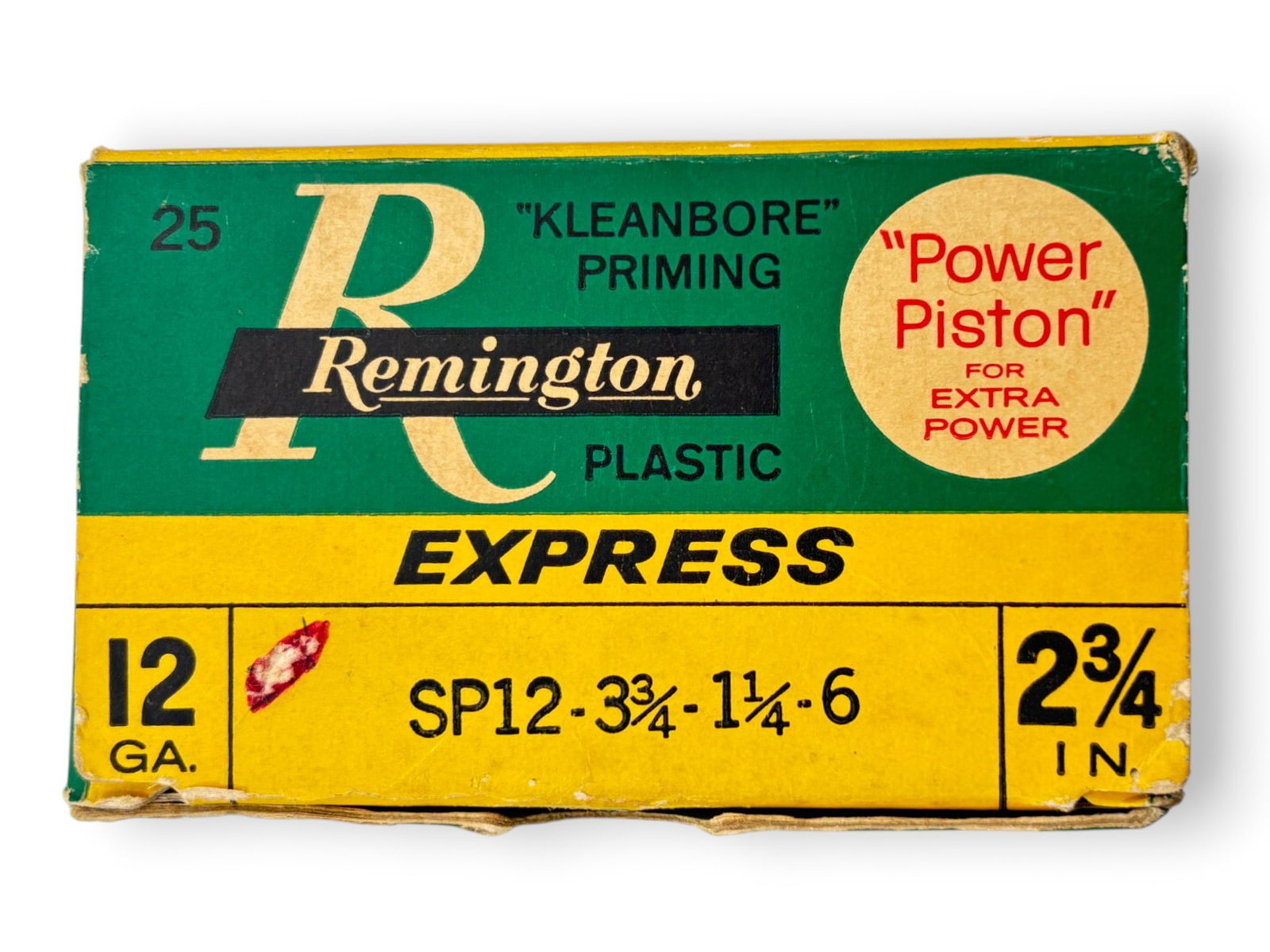 NIB Vintage 25rds of .12 GA 2-3/4" #6 Remington Express Ammunition - 2