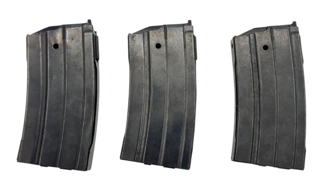 (3) Factory Ruger Mini-14 .223 REM 20rd Magazines - 2