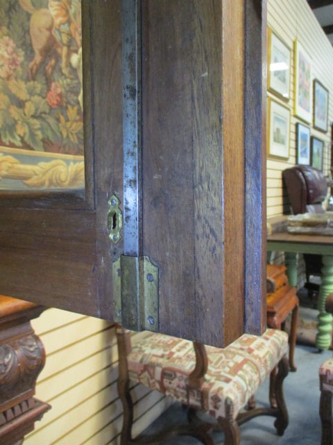 Impressive Antique Renaissance Revival 2 Piece Library Bookcase Cabinet - 16