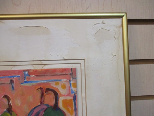 Elizabeth "Pears and Shadows" Acrylic on Paper Original 4 Panel Artwork - 10