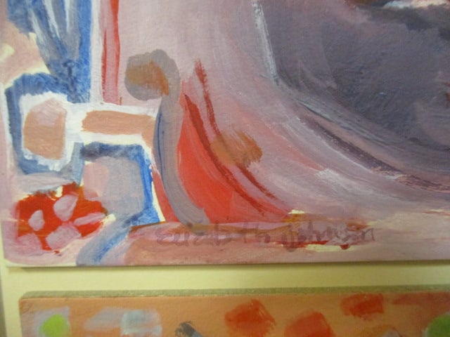 Elizabeth "Pears and Shadows" Acrylic on Paper Original 4 Panel Artwork - 3
