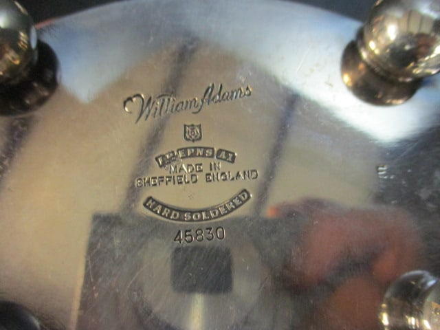 Vintage Victorian William Adams Sheffield, England Silverplated 5 Piece Coffee & Tea Service - 12