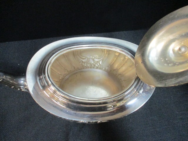 Vintage Victorian William Adams Sheffield, England Silverplated 5 Piece Coffee & Tea Service - 3