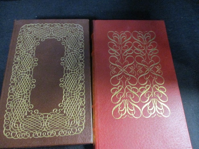 Two Eastman Press Leather Bound Classic Works of Literature - 4
