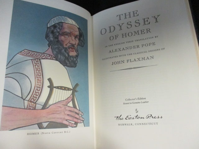 Two Eastman Press Leather Bound Classic Works of Literature - 6